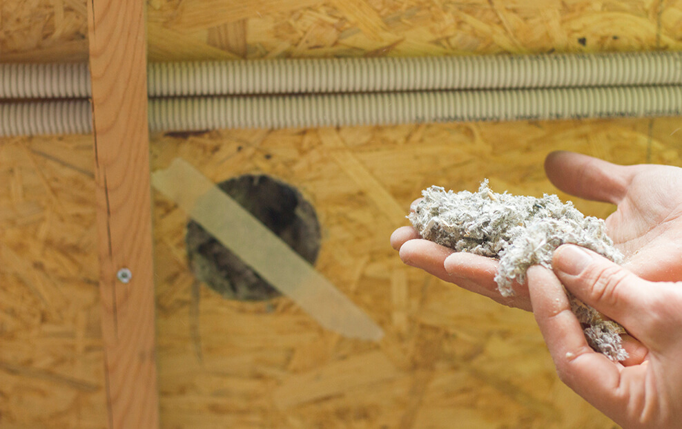 Metros cuadrados y tipo de material